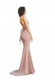 Sleeveless V-Neck Spandex Dusty Pink Long Formal Evening Gown / Prom Dress / Bridesmaid Dress Sydney
